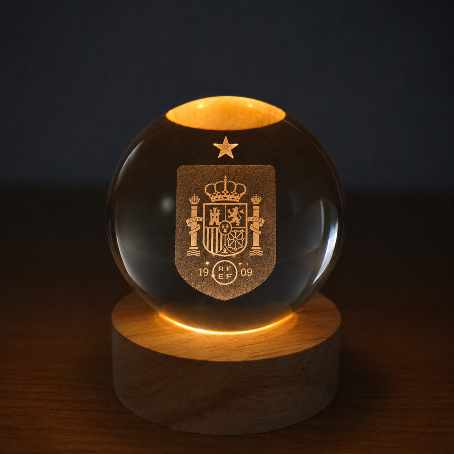 Bola de Cristal con Luz LED